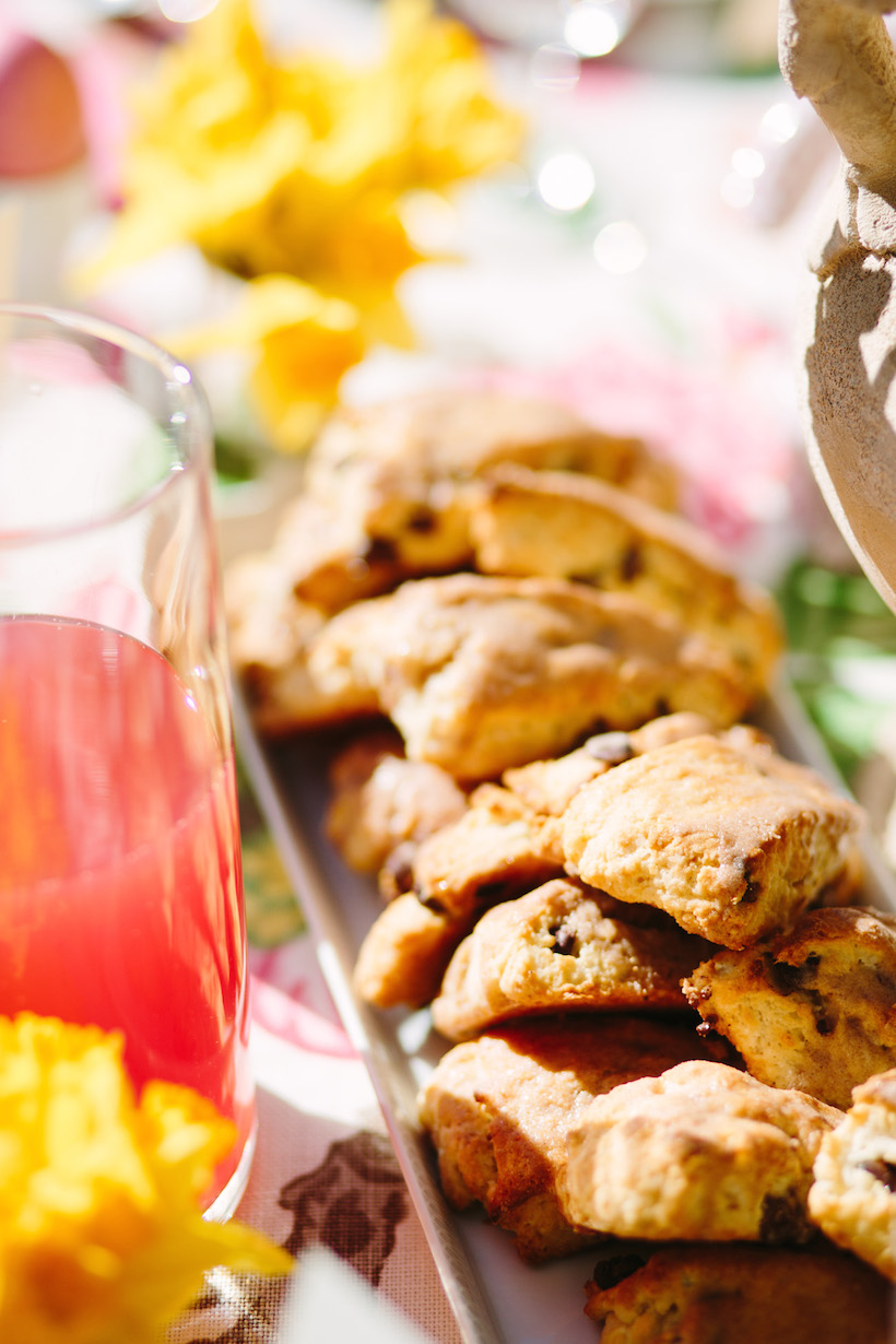 orange chocolate chip scones