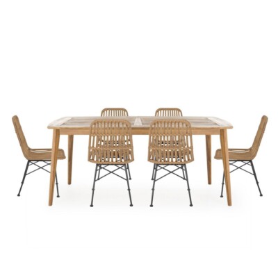 Target outdoor wicker dining set