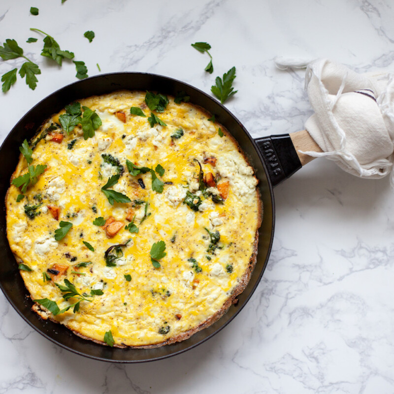 goat cheese frittata_best eggs