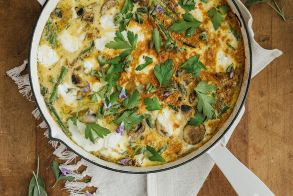 Farmers market frittata