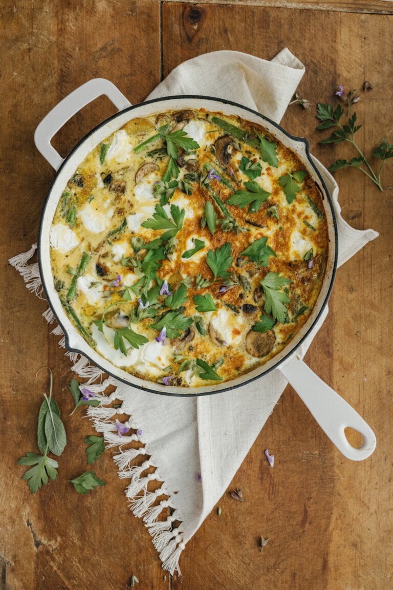 Farmers market frittata