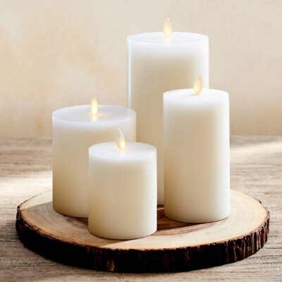 Pottery Barn flameless candle set