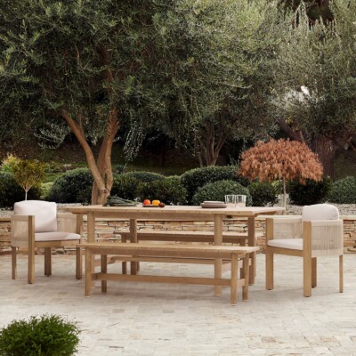 West Elm outdoor dining set