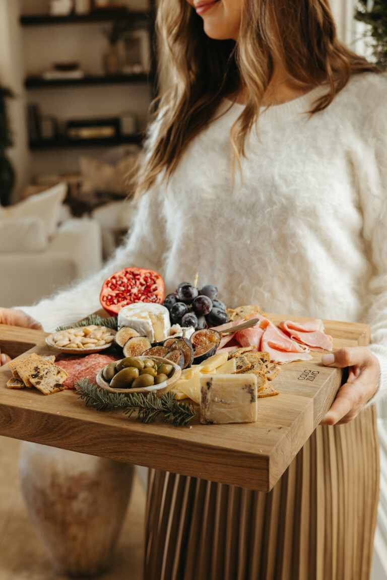 Camille Styles holiday charcuterie board