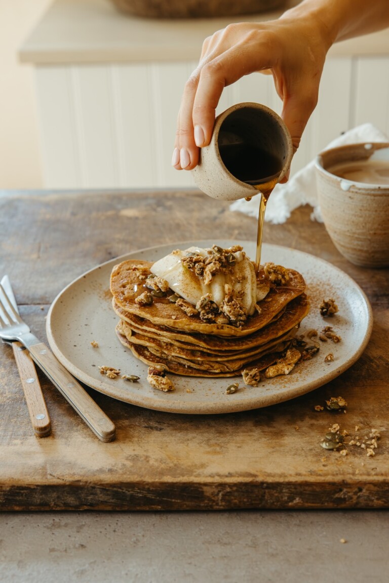 Pumpkin Protein Pancakes Recipe