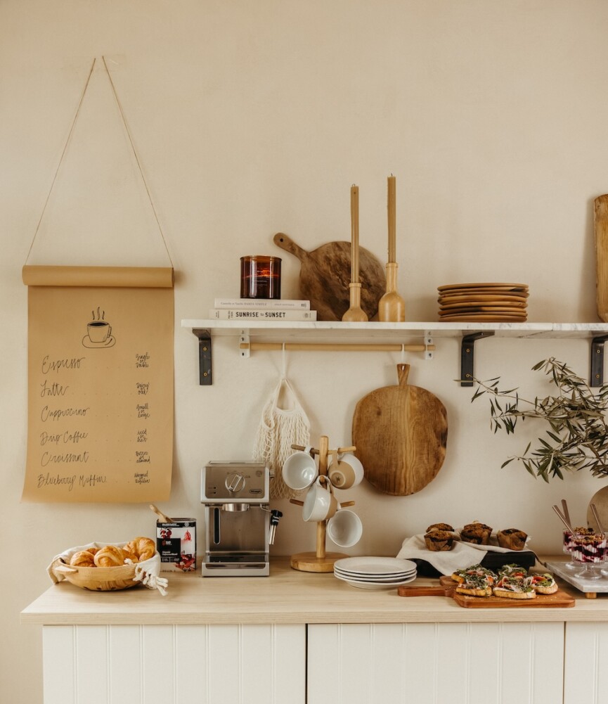 how to host an at-home cafe gathering-the setup