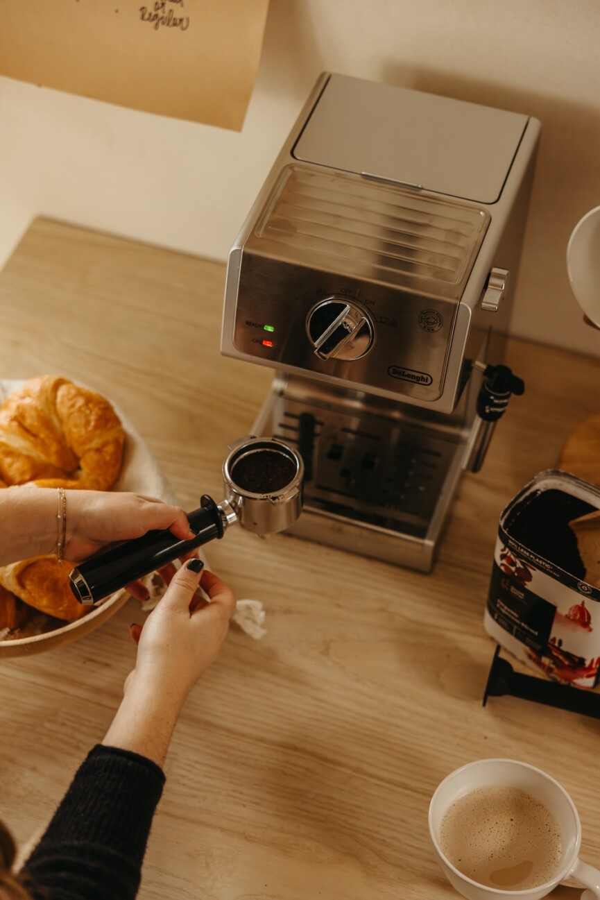 espresso machine, at-home cafe gathering