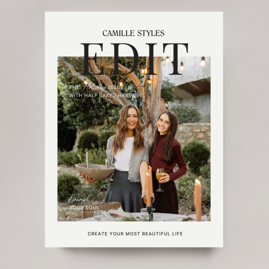 Issue 1 Camille Styles EDIT with Half Baked Harvest