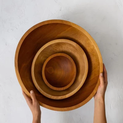 wood salad bowl